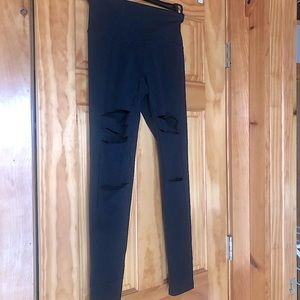 Zella high waisted leggings with cutouts (front only)